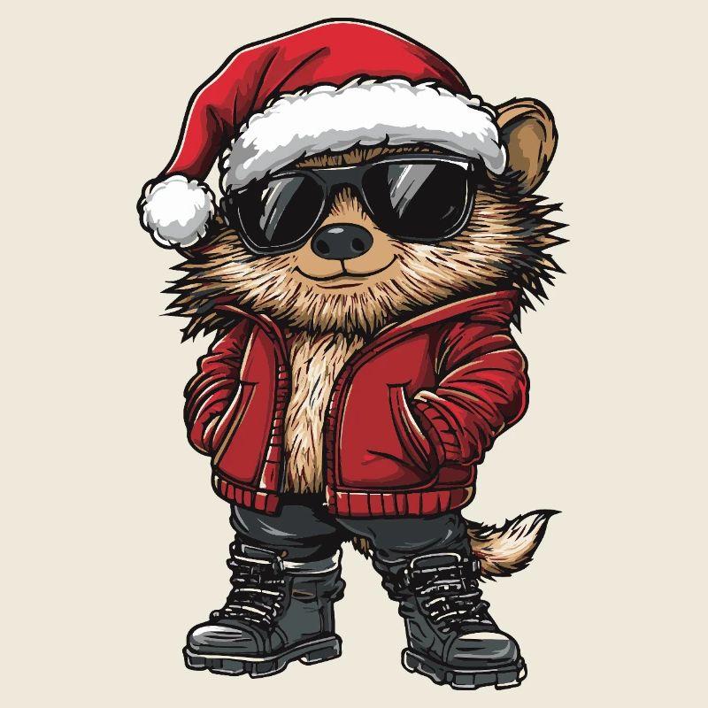 Igel Weihnachten Winter