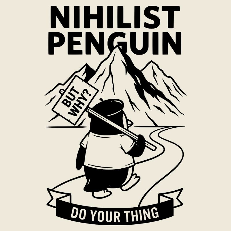 Nihilist Penguin - But Why Meme