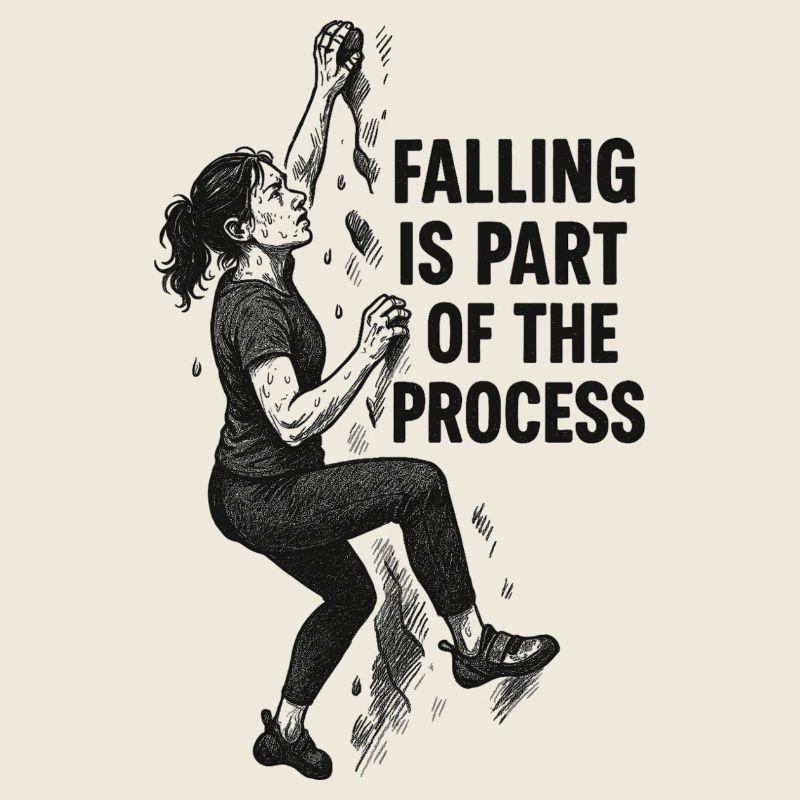 Bouldern Frau: Falling Is Part of the Process