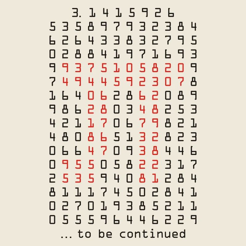 pi - 3.14159265 - nerd - mathématiques