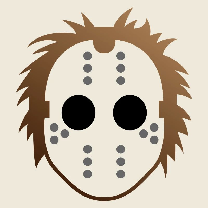 Maske eines seriellen Killers