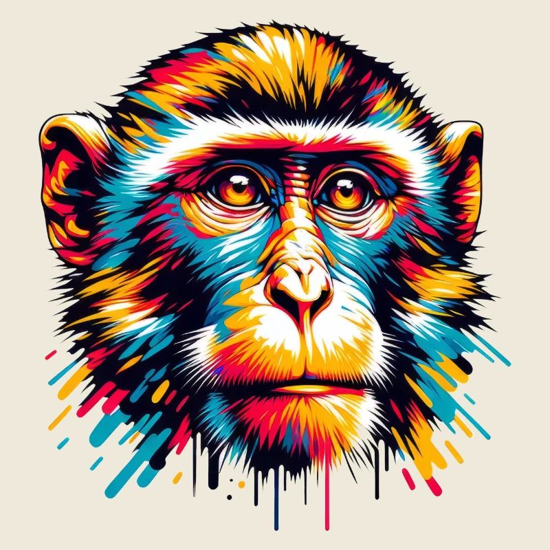 mera street art monkey ten