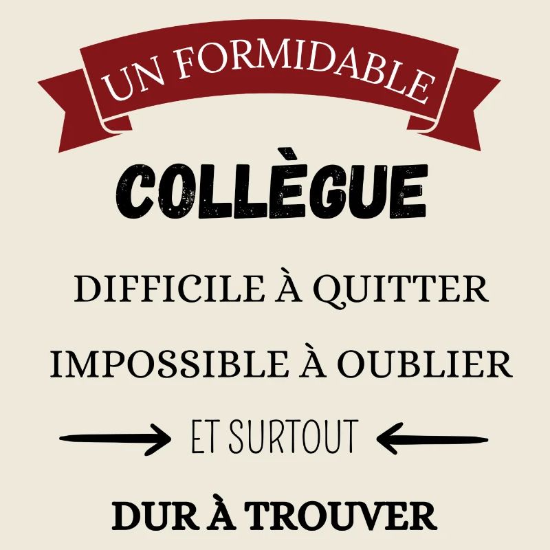 Cadeau collègue formidable