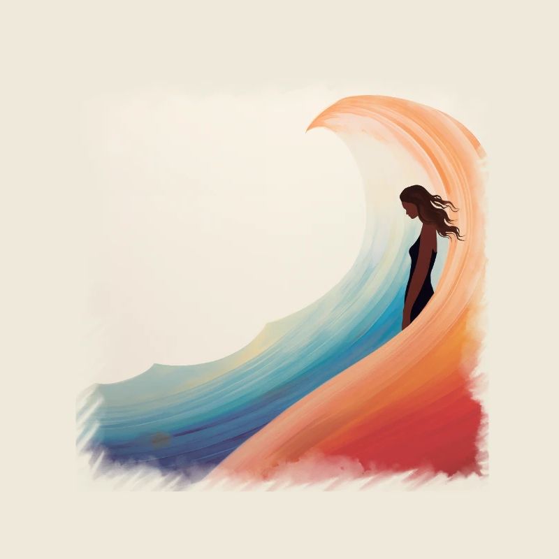 Les filles surfent – style rétro !