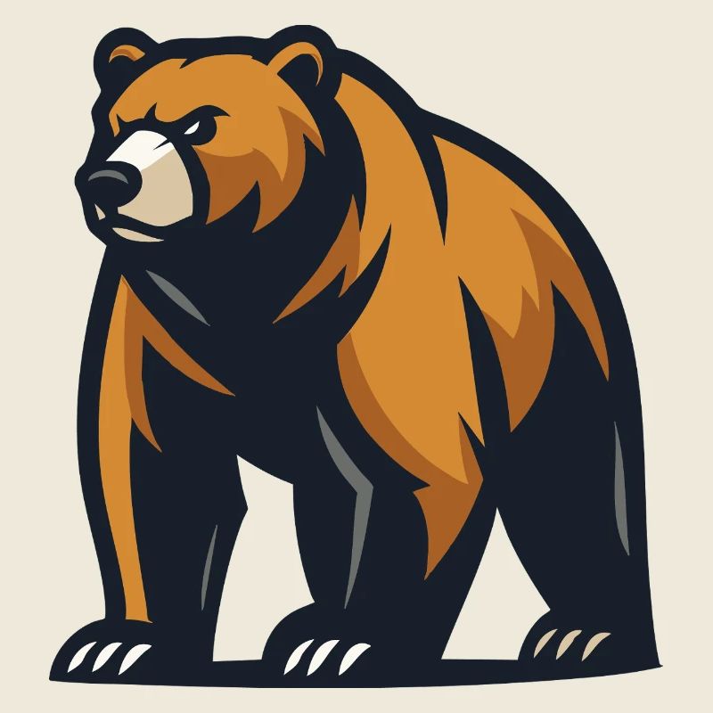 Brown bear forest guardian