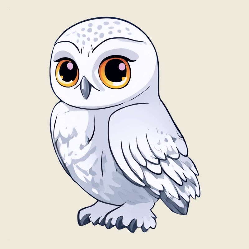 Hibou blanc