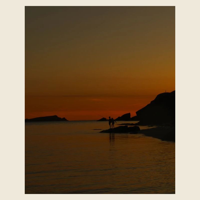 Coucher De Soleil, Silhouettes