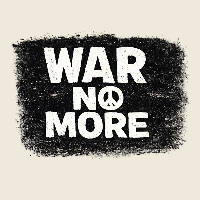War No More – Sticker Peace & Humanity 