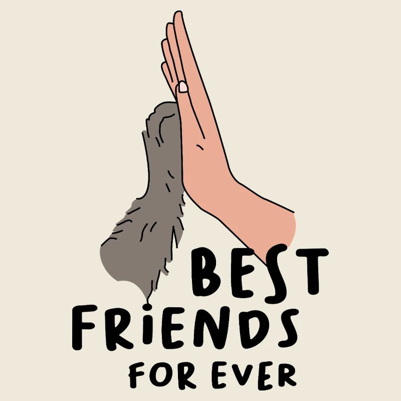 Best Friends Forever - Tierliebe High Five Design