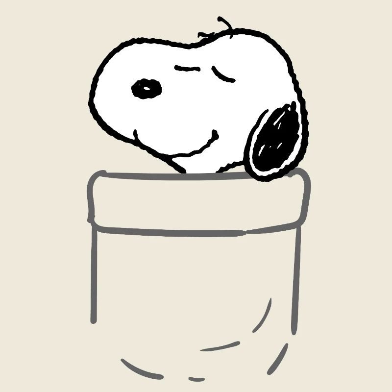 Peanuts Design Avec Snoopy Heureux