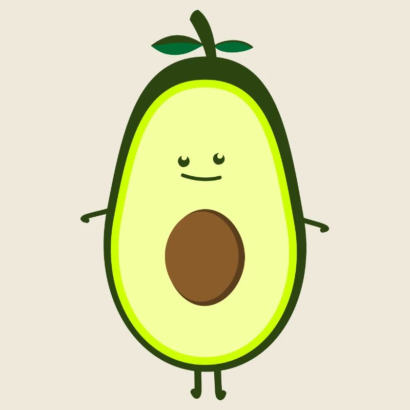 Cute avocado