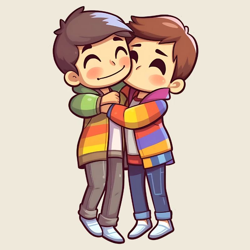 Zwei Jungs stolz | LGBTQ+-Gemeinschaft