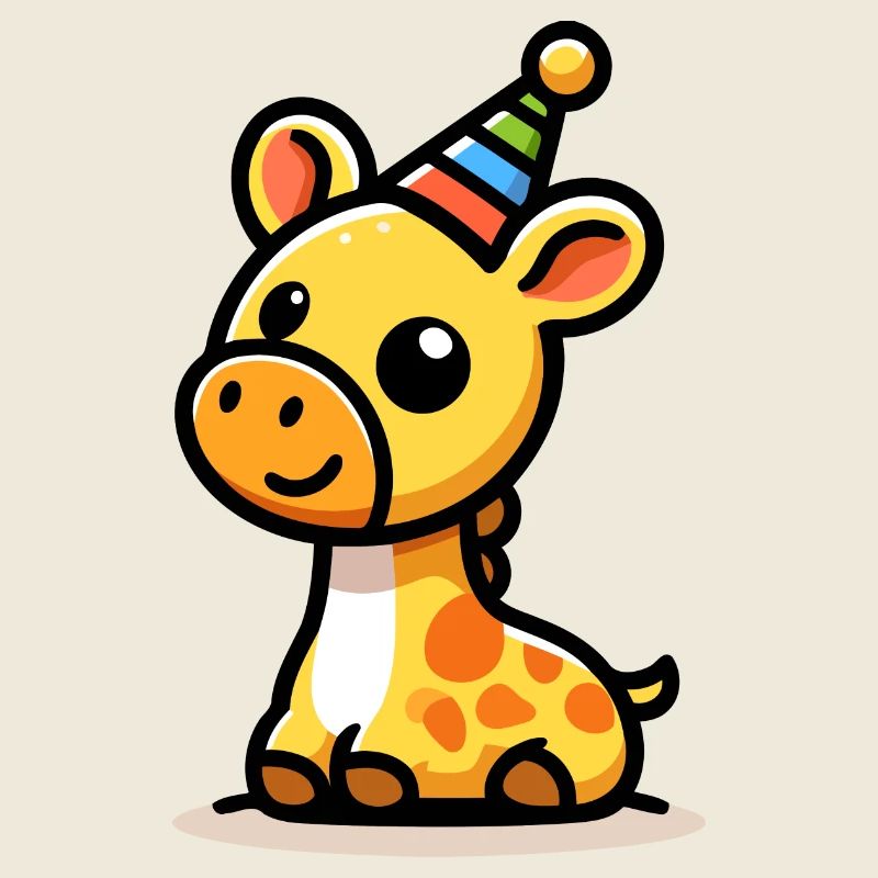 Partyspots: Die feierliche Giraffe