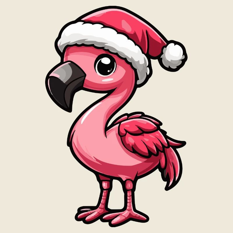 Flamingo Weihnachten