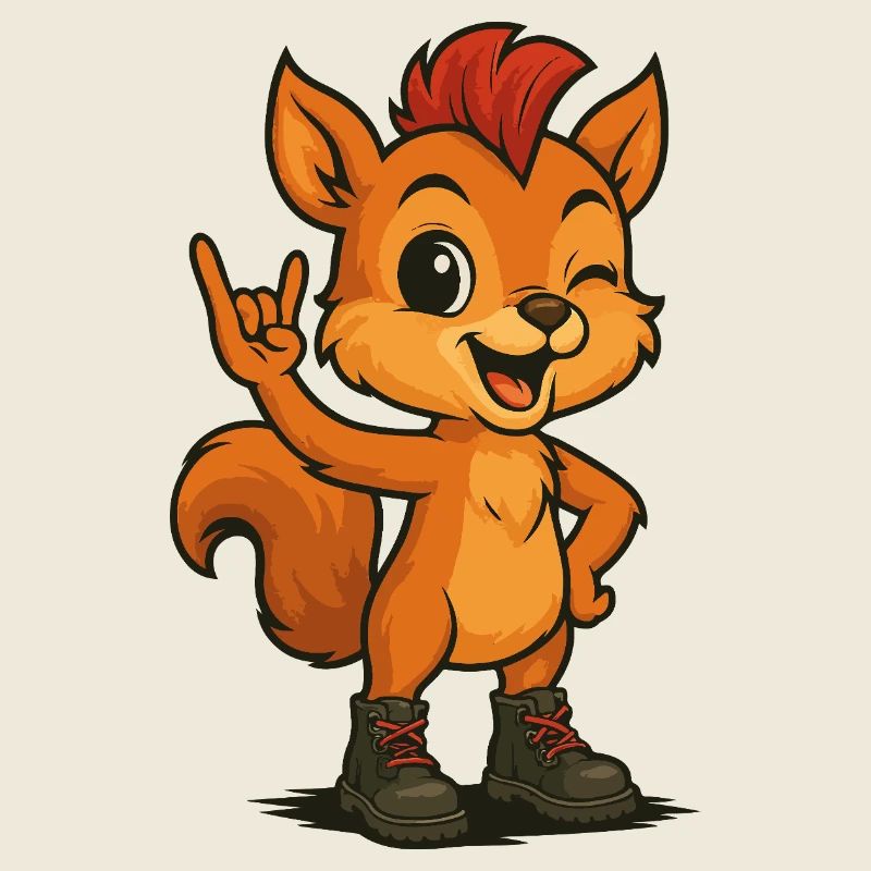 Punk Rock Squirrel