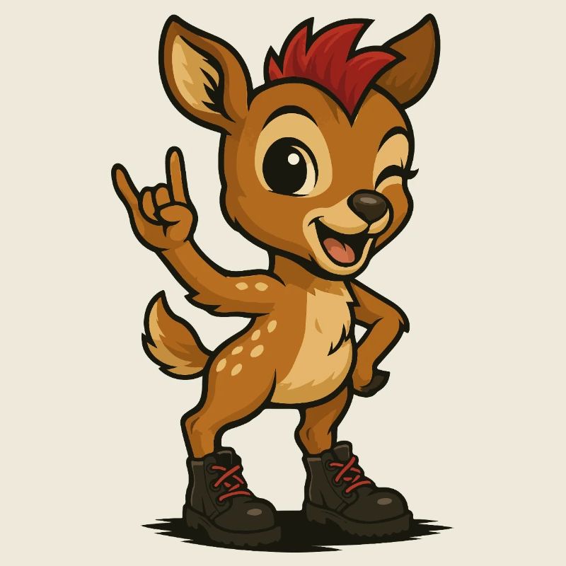 Punk Rock Rehkitz