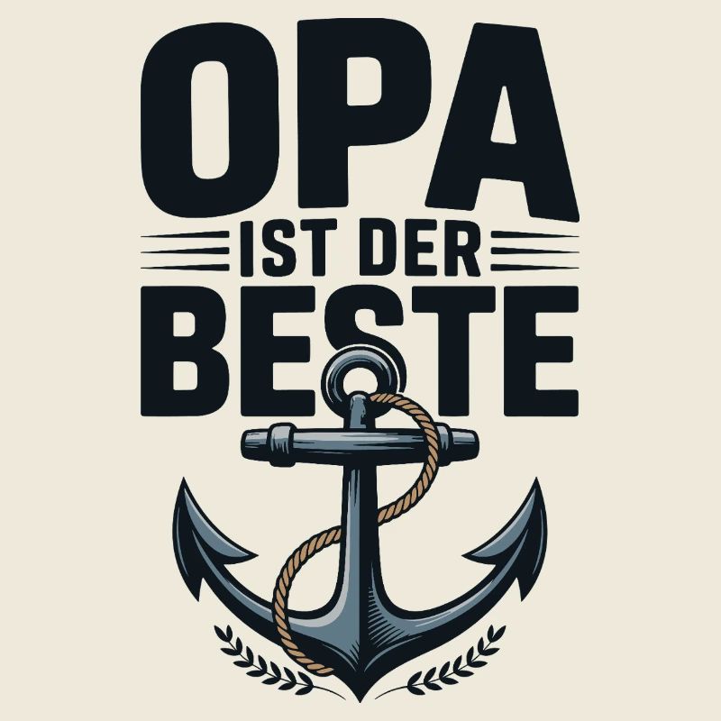Opa ist der Beste Anker – maritimes Design