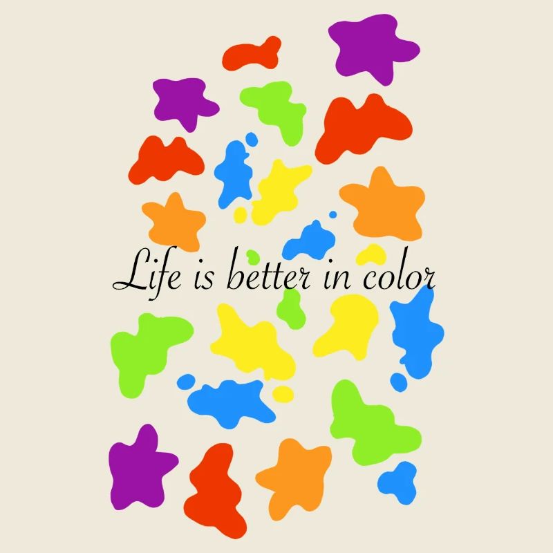 Touches colorées de couleur