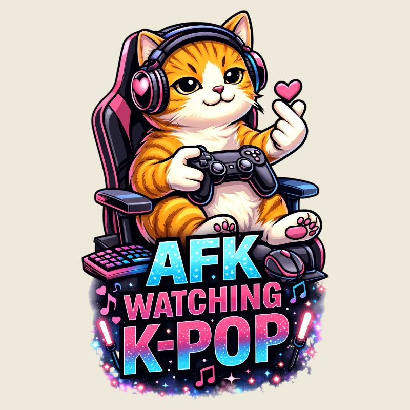 AFK Watching K Pop