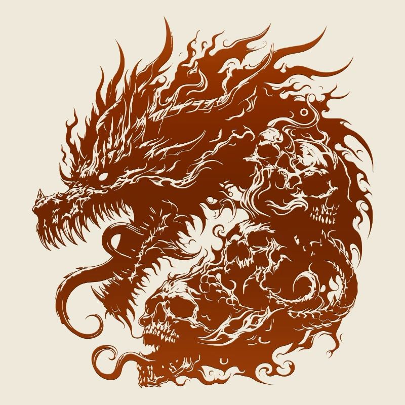 Fantasy Dragon Anime Dragon head Mythical reptile magic