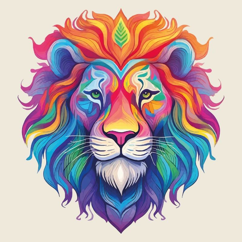 Regenbogen-Löwe