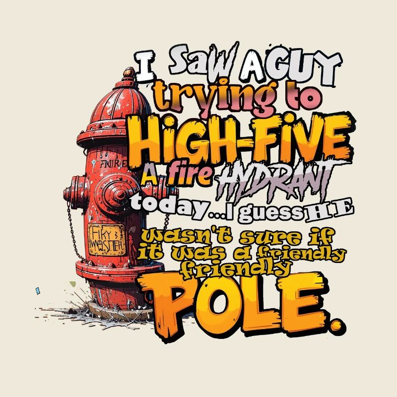 High Five an einem Hydranten