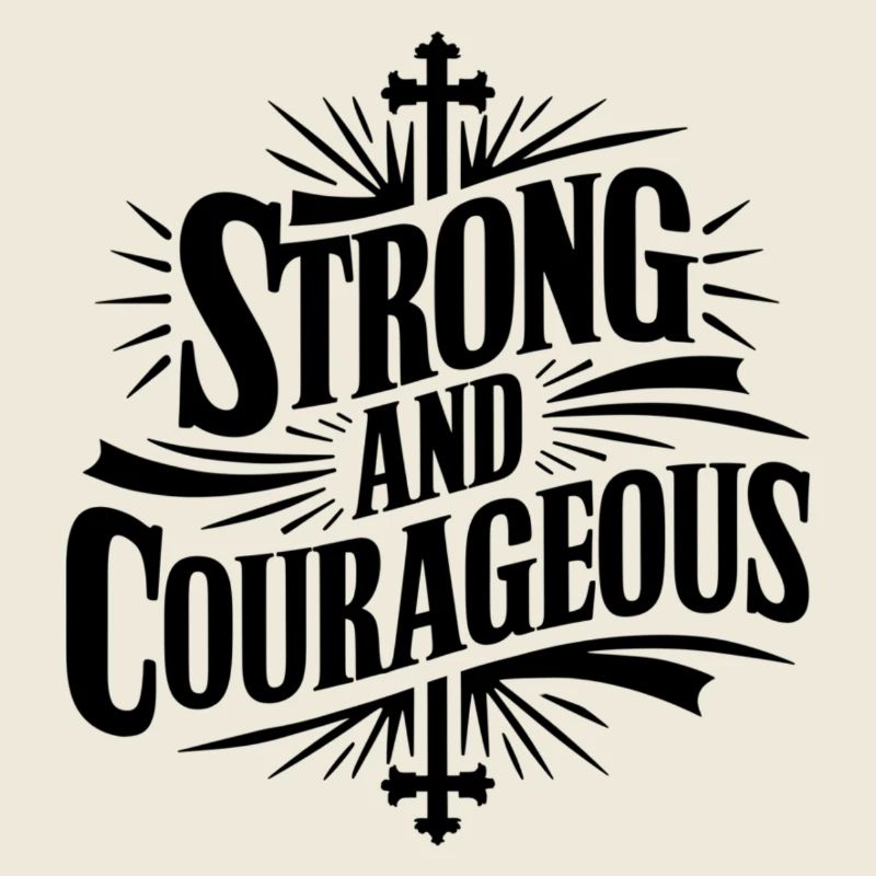 Courageous and strong