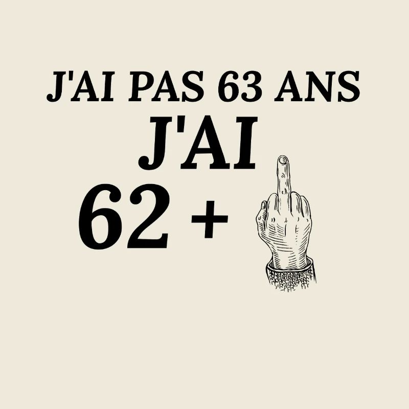 Anniversaire 63 Ans – Design Original et Élégant