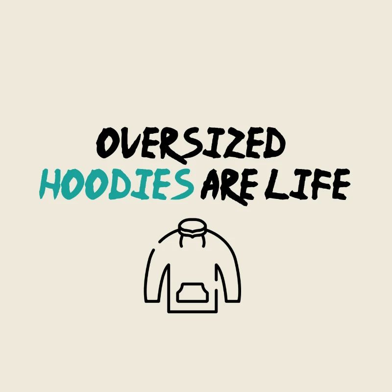 Oversized hoodies