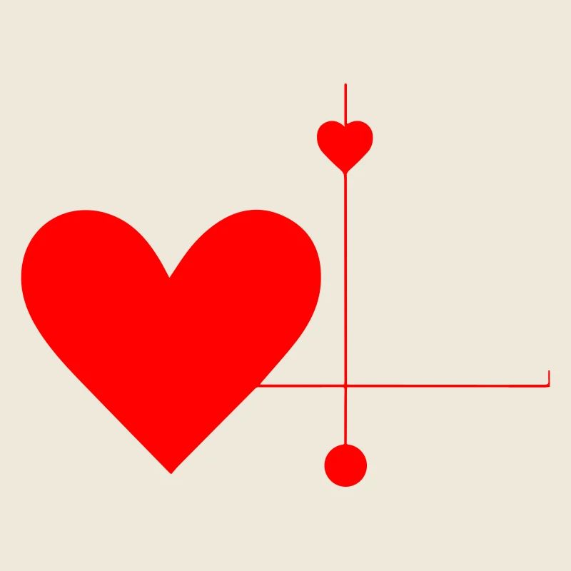 Valentinstag Herz Logo