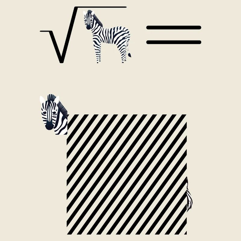 Die Quadratwurzel eines Zebras | Ich liebe Mathe