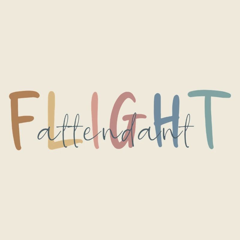 Flugbegleiter Geschenk - Flight Attendant Geschenk