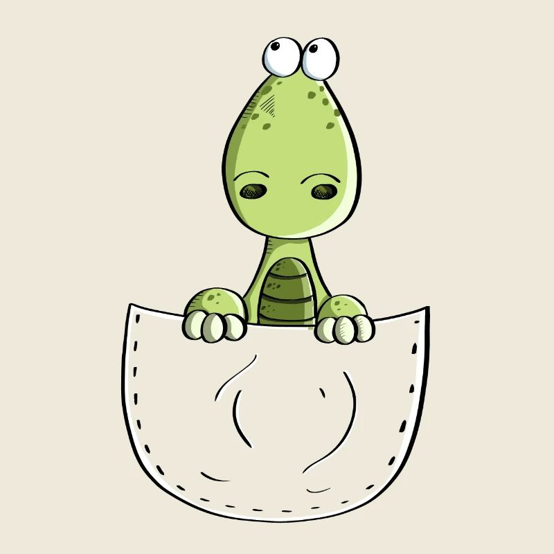 Petit Dino dans le sac - Poket - Dinosaure