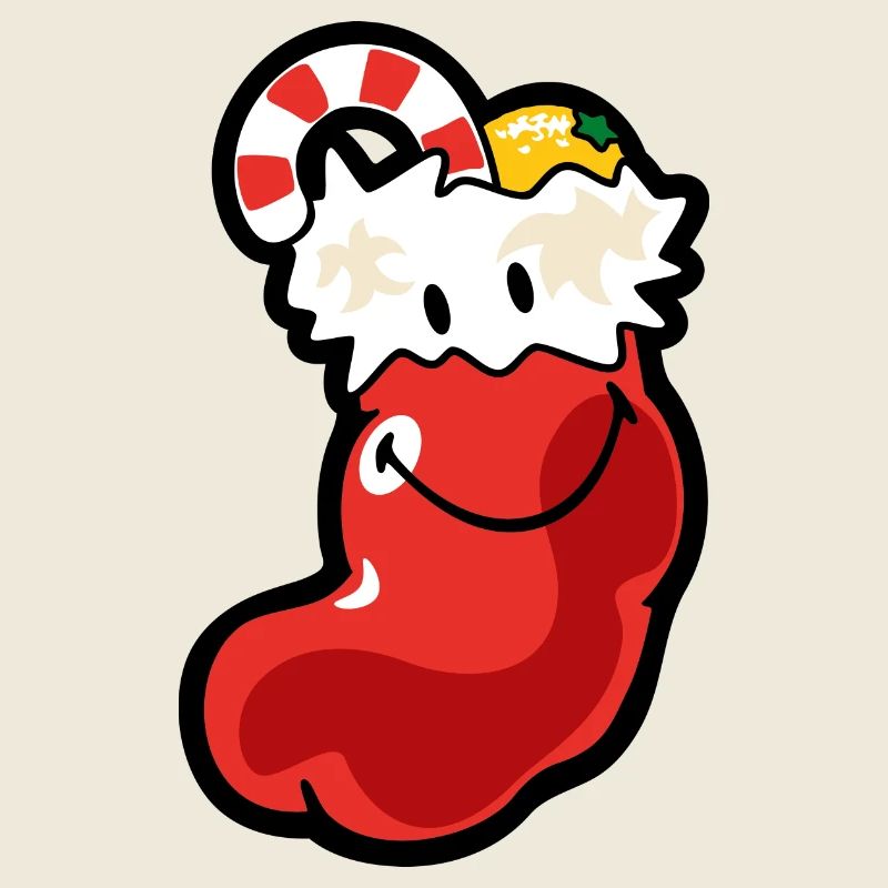 Smiley Christmas Stocking