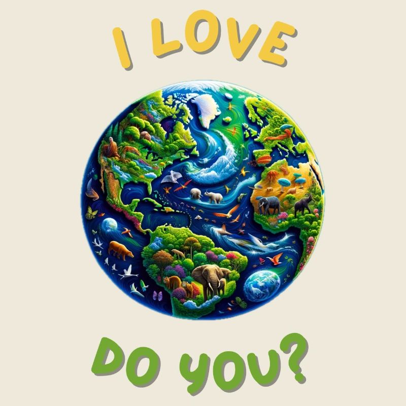 Ich liebe den Planeten Erde. Tun Sie?