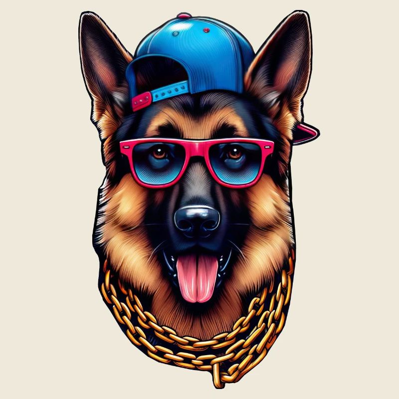 German Shepherd The Rapper