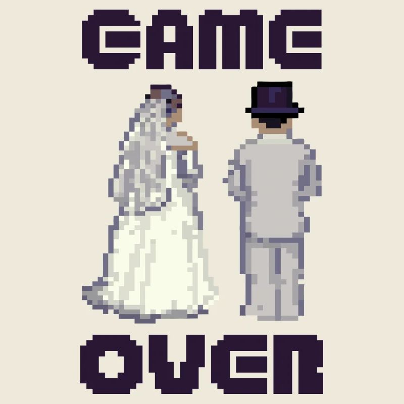 GAME OVER Junggesellenabschied Bräutigam