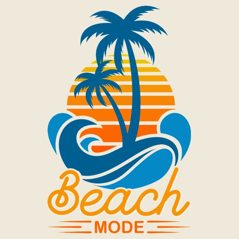Beach Mode On Summer Vacation Tropical Gift