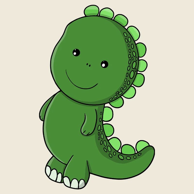 Emerald Dino Charm
