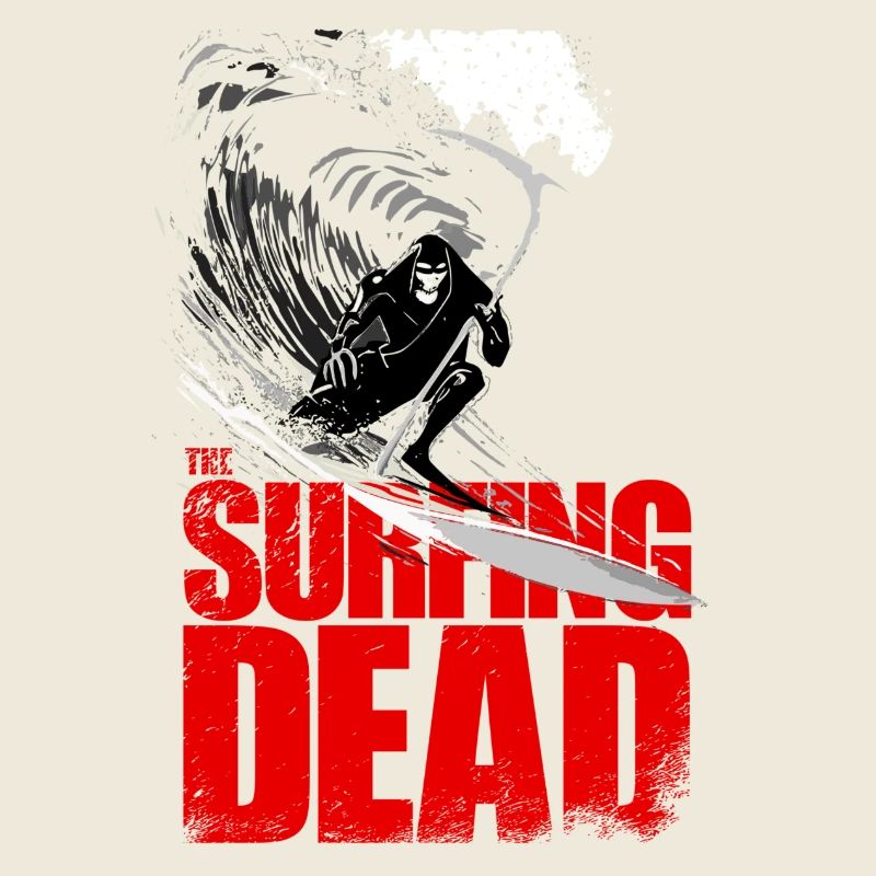 Surfing Dead Sensenmann Surfer Wave Design