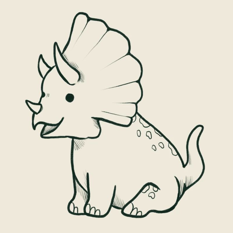 Doux Triceratops Dino