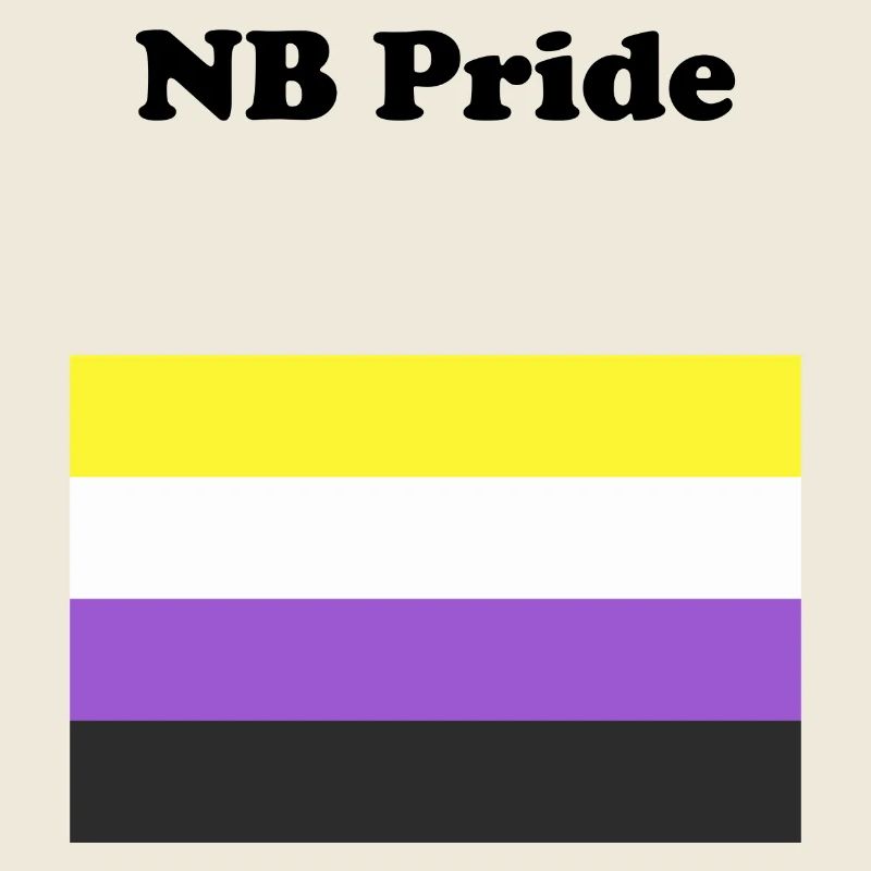 Nicht-binärer NB-Stolz