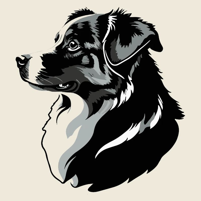 Border Collie - Pet Dog Design