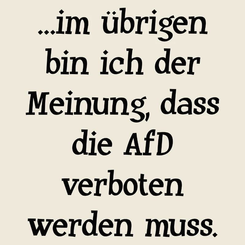 für AfD Verbot