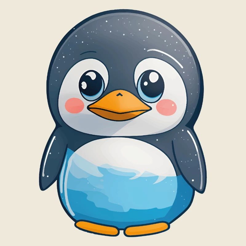 Totally cute penguin