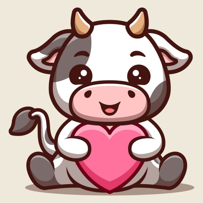 Herzige Kuh