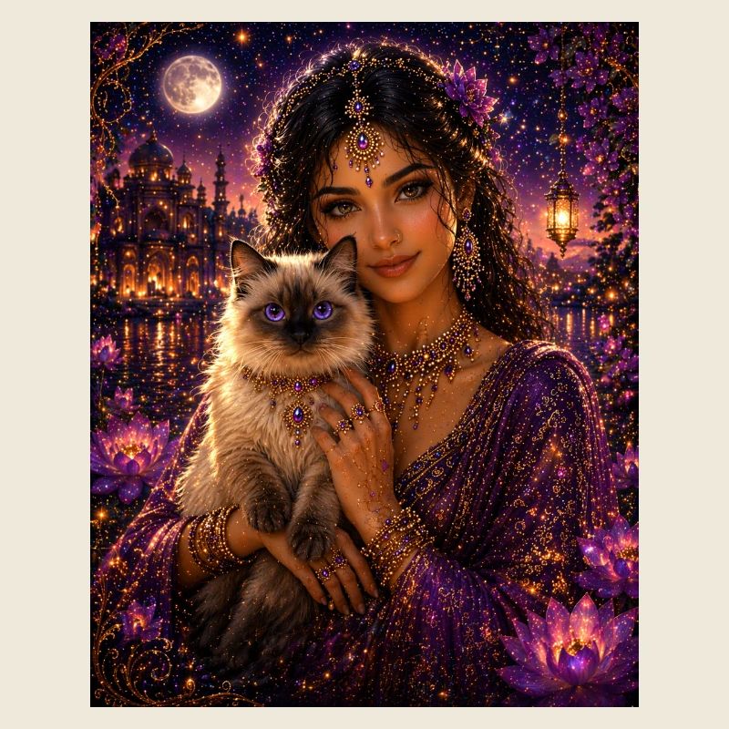 Mystic Dream Cat Magic Glow