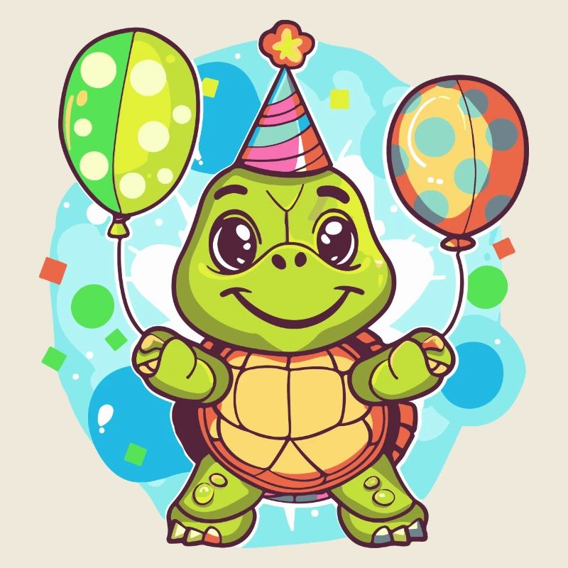 Turtle Birthday Comic