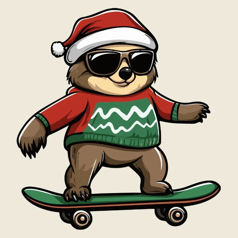 Sloth Christmas Funny