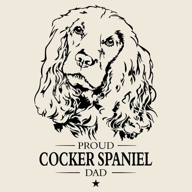 Cocker Spaniel Dad Hunde Hund Wilsigns
